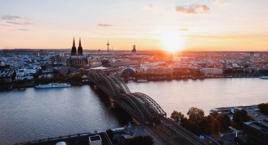 Köln Rheinradweg