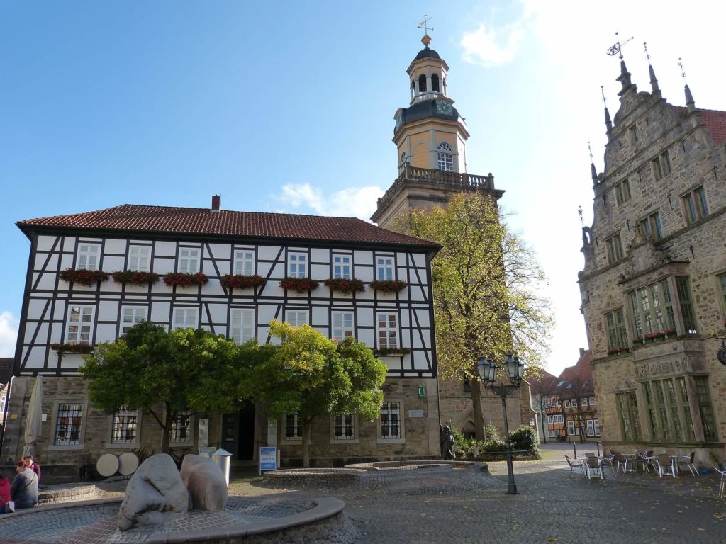 Marktplatz Rinteln Weserradweg