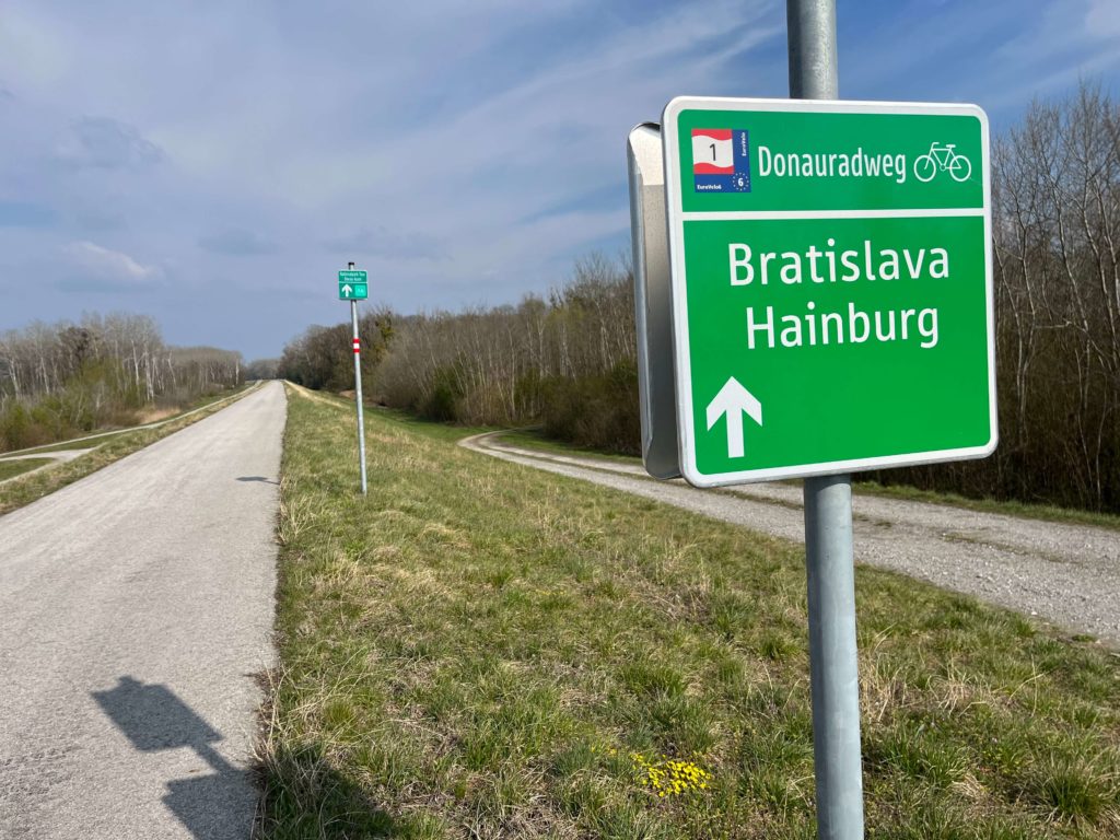 Donauradweg Wien Bratislava