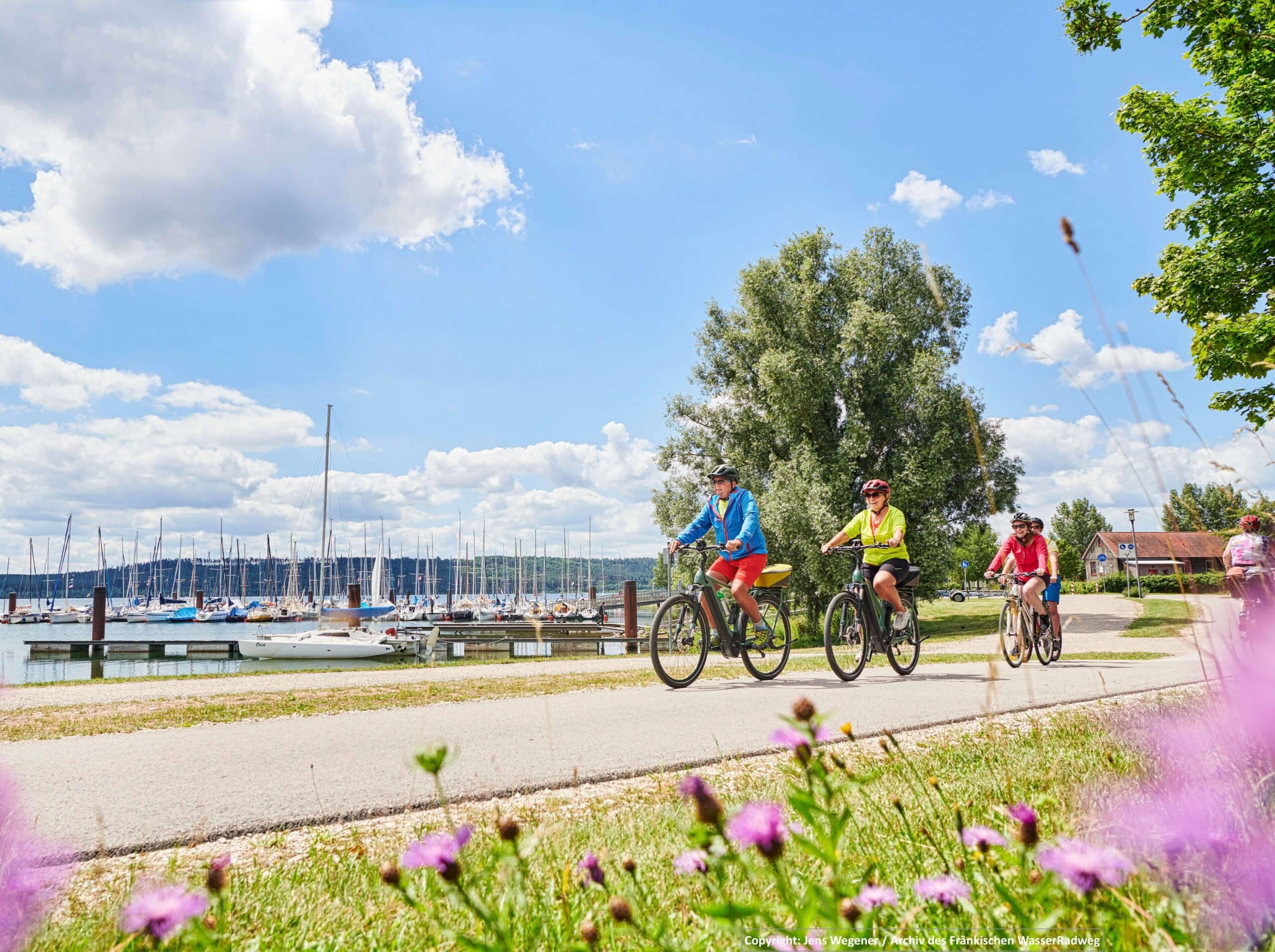 Brombachsee Fränkischer WasserRadweg